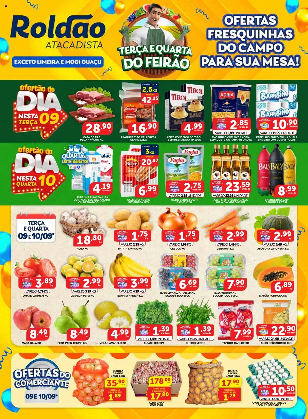 Roldão folheto "Ofertas Hortifruti" válido a partir de 09/09/2025 - número de página 1