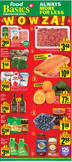 Un aperçu du dépliant Kanata du magasin Food Basics est valide à partir 29 janv. 2026
