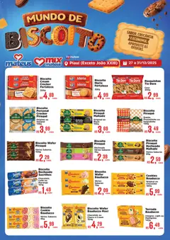 Pré-Visualização do folheto "Ofertas Festival do Biscoito" da loja Mateus válido a partir de 27/01/2026