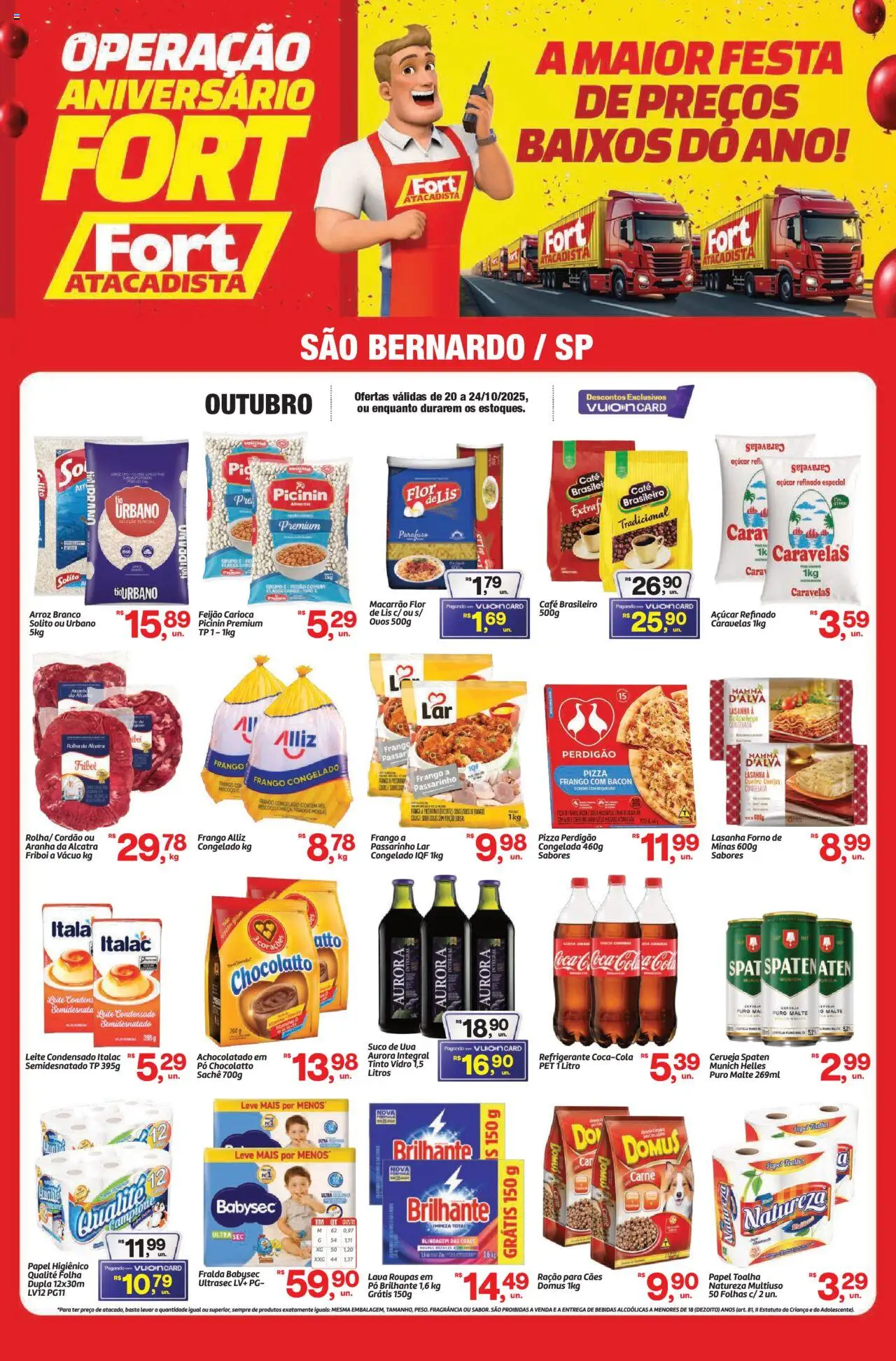 Fort Atacadista folheto "Ofertas da semana" válido a partir de 20/10/2025 - número de página 1