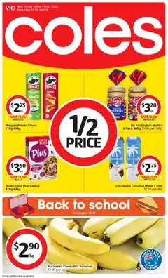Preview of catalogue Coles catalogue VIC from shop Coles valid 15/04/2026