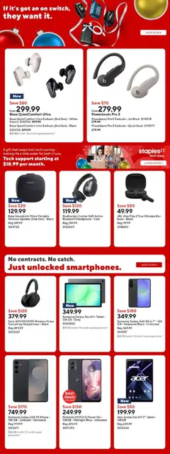 Preview of leaflet Weekly flyer / circulaire from shop Staples is valid from Dec 05, 2025 | Page: 6