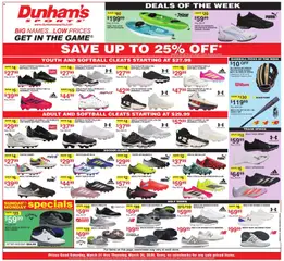Ad Preview of Dunham's Sports Dunham's Sports Weekly Ad from 03/21/2026