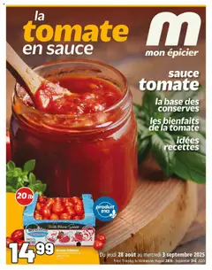 Un aperçu du dépliant Tomato Sauce Booklet du magasin Metro est valide à partir 28 août 2025