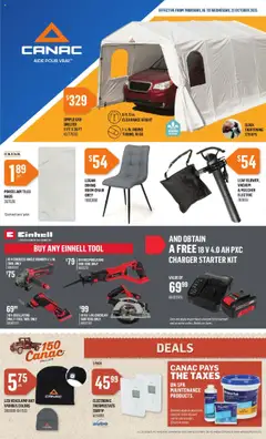 Preview of leaflet Weekly Flyer from shop Canac is valid from Oct 16, 2025