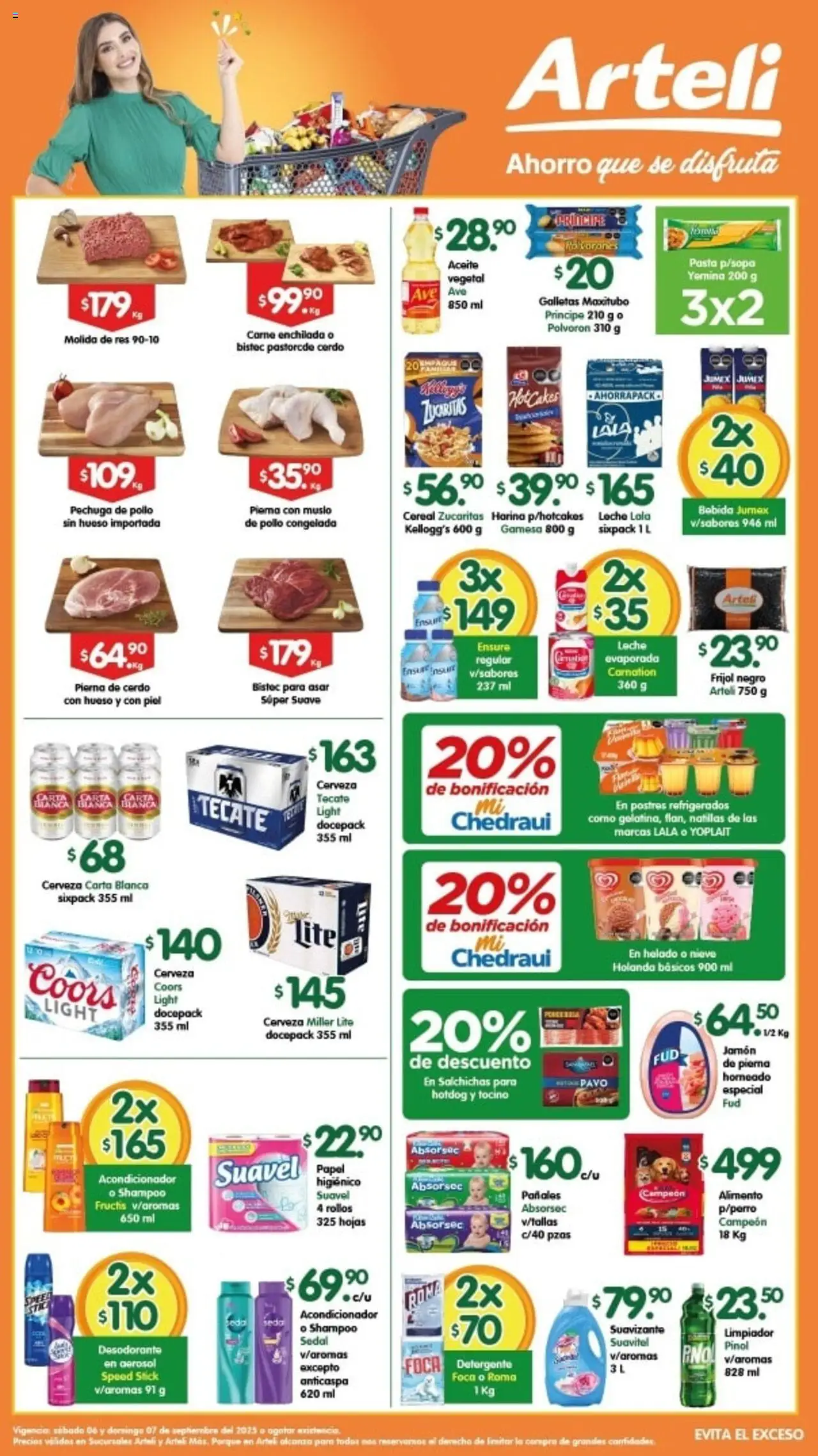 Folleto Arteli Arteli y sus promociones válidas desde el 06/09/2025 - Número de página 1
