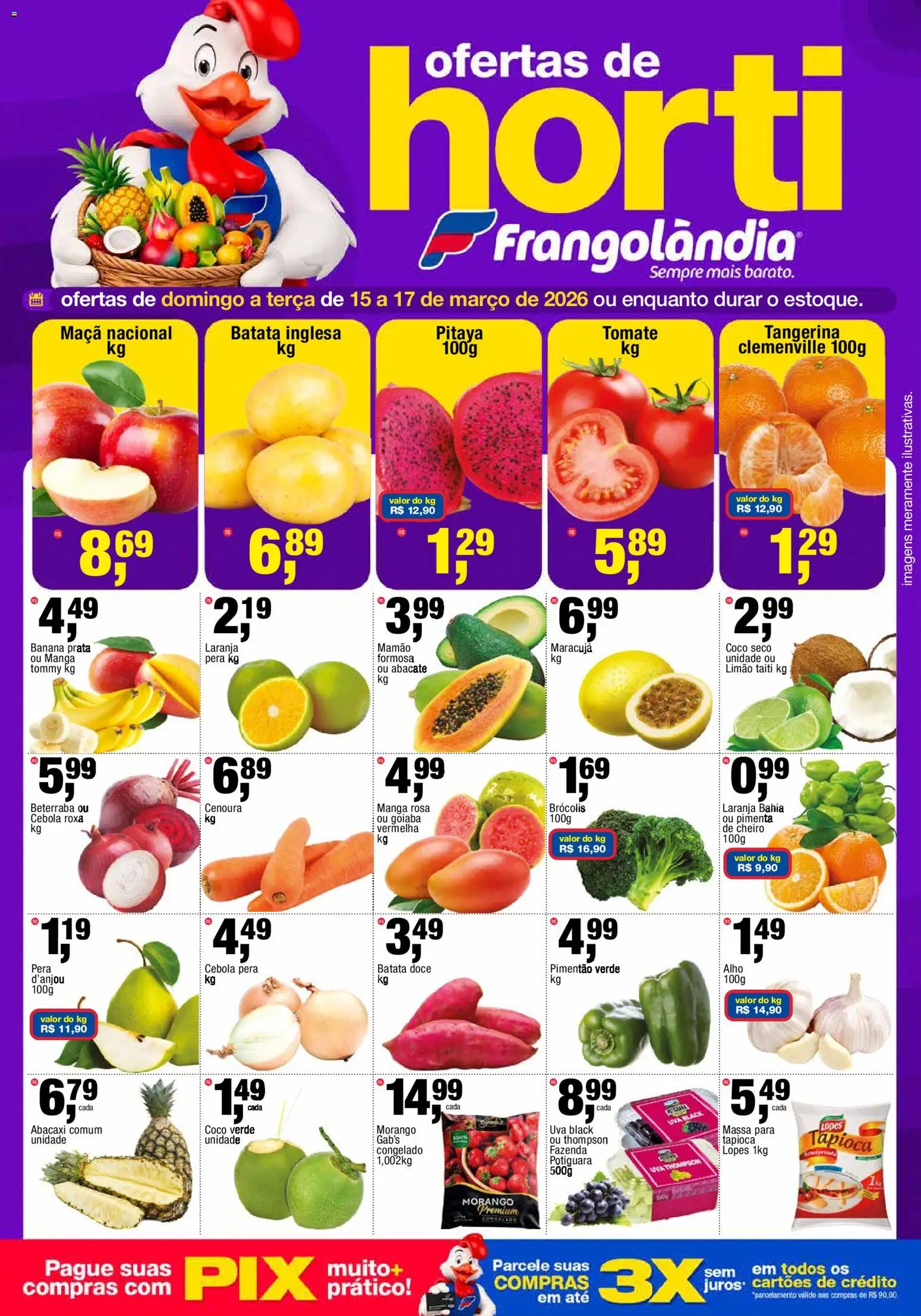 Pré-Visualização do folheto "Frangolândia - Ofertas da semana" da loja Frangolândia válido a partir de 15/03/2026