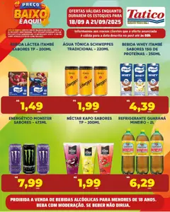 Pré-Visualização do folheto "Ofertas Fim de Semana" da loja Tatico válido a partir de 18/09/2025
