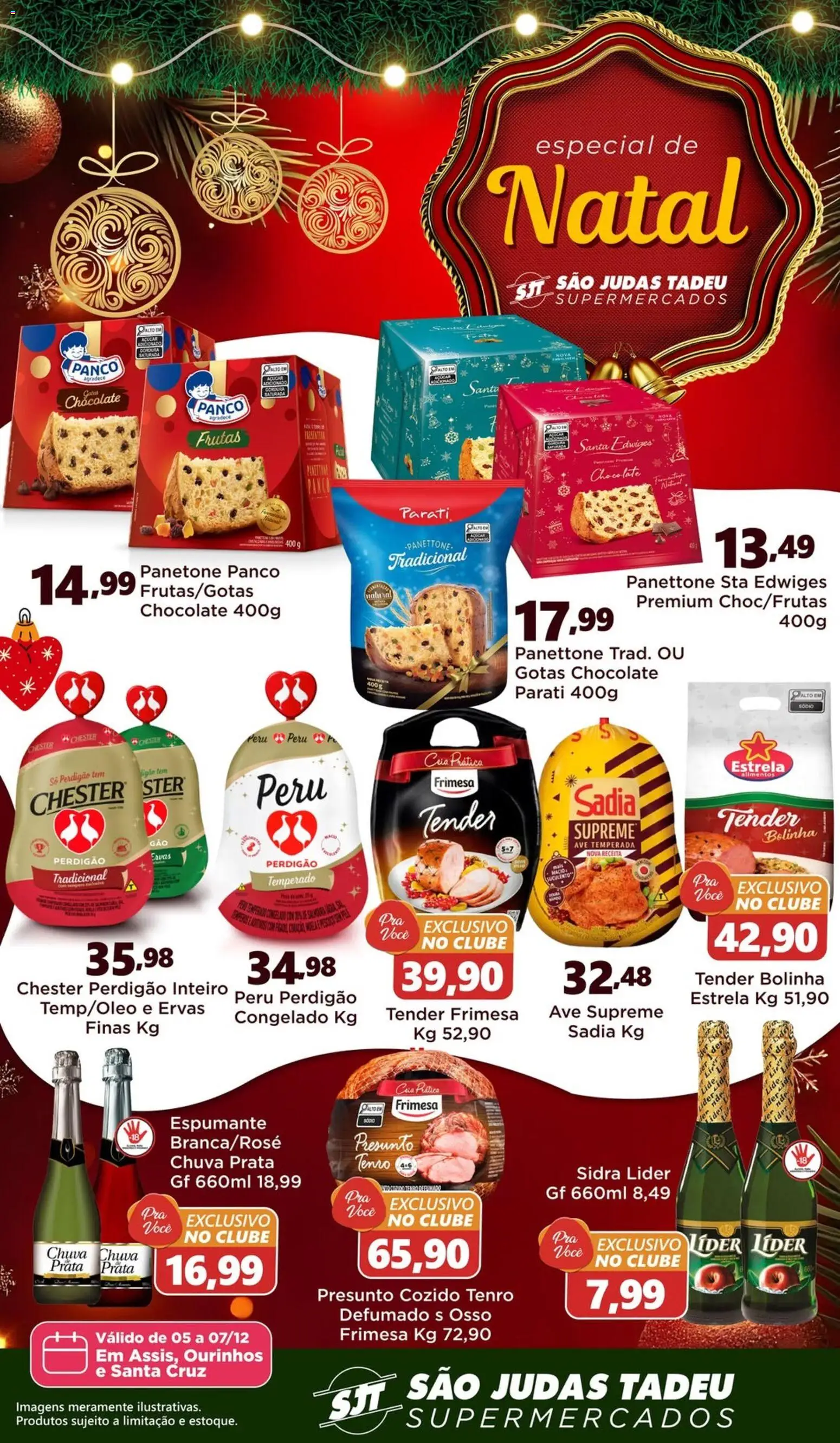 Pré-Visualização do folheto "Ofertas da semana" da loja São Judas Tadeu válido a partir de 05/12/2025