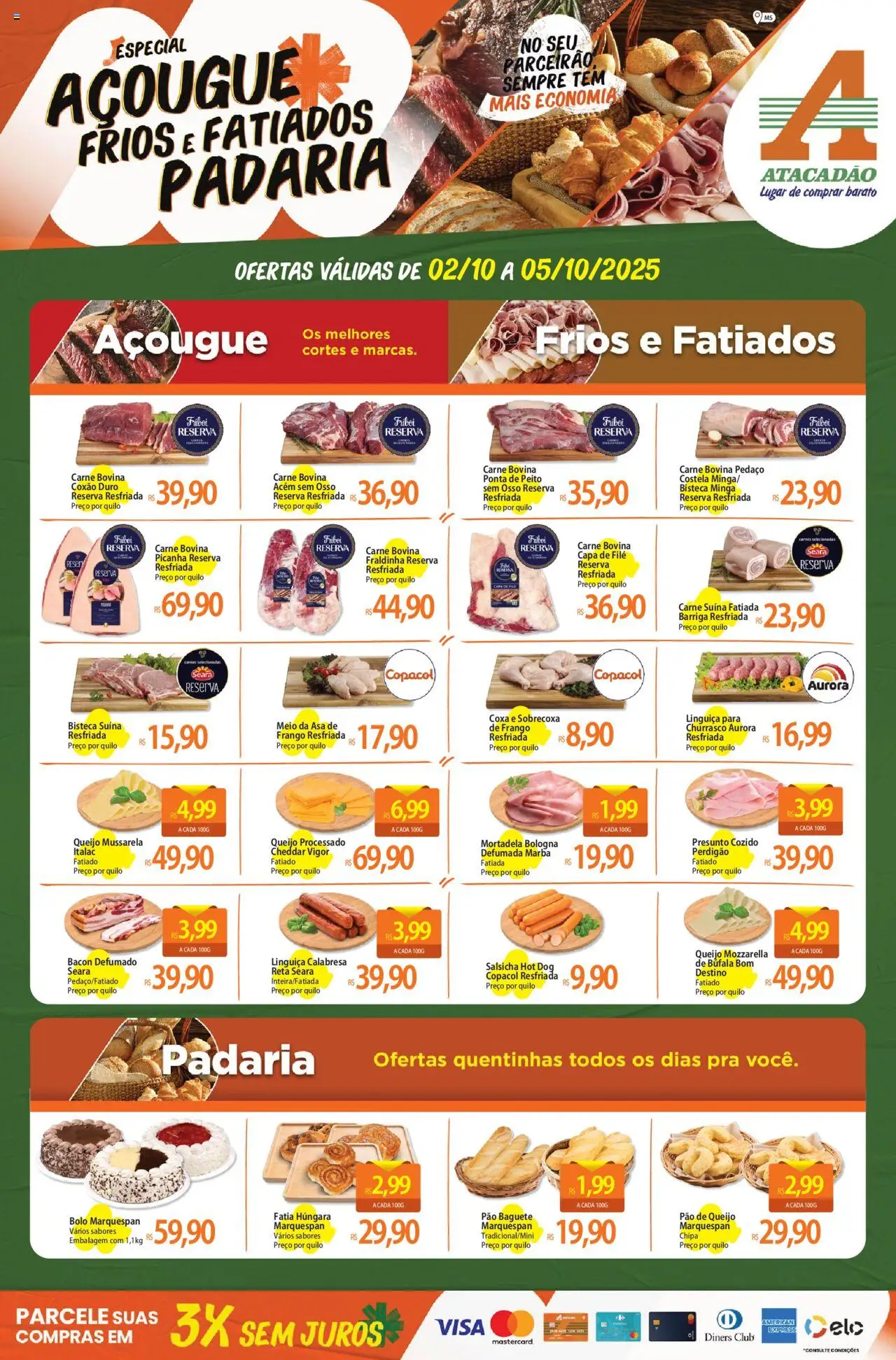 Atacadão folheto "Ofertas - MS" válido a partir de 02/10/2025 - número de página 1