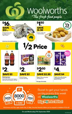 Preview of catalogue Weekly Specials Catalogue WA from shop Woolworths valid 17/09/2025