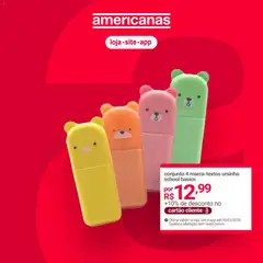 Pré-Visualização do folheto "Ofertas atuais" da loja Lojas Americanas válido a partir de 04/02/2026