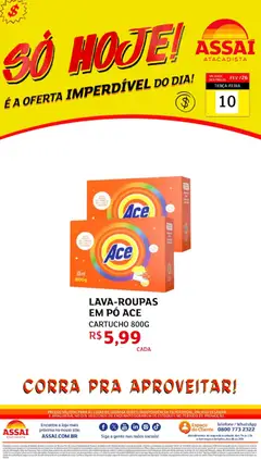 Pré-Visualização do folheto "Encarte - GO" da loja Assaí Atacadista válido a partir de 10/02/2026