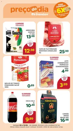 Pré-Visualização do folheto "Ofertas da semana" da loja Supermercado Guanabara válido a partir de 08/08/2025