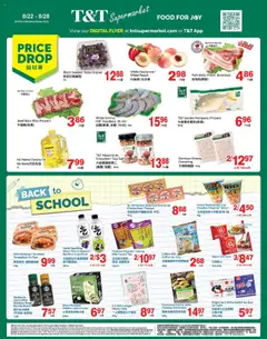 Preview of leaflet Weekly Flyer - BC from shop T&T Supermarket is valid from Aug 22, 2025