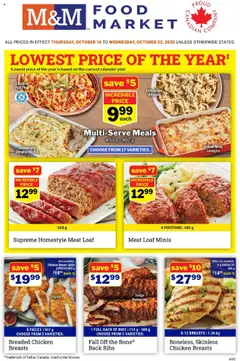 Preview of leaflet Weekly flyer / circulaire from shop M&M Food Market is valid from Oct 16, 2025