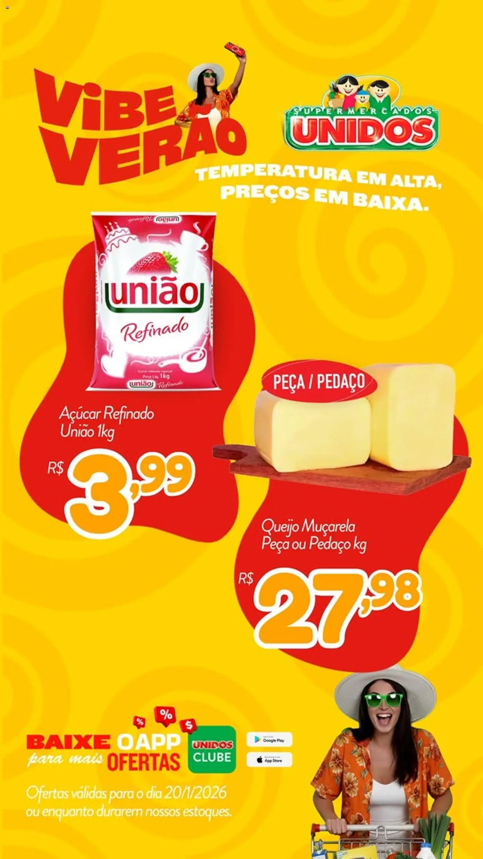 Pré-Visualização do folheto "Ofertas da semana" da loja Supermercados Unidos válido a partir de 20/01/2026