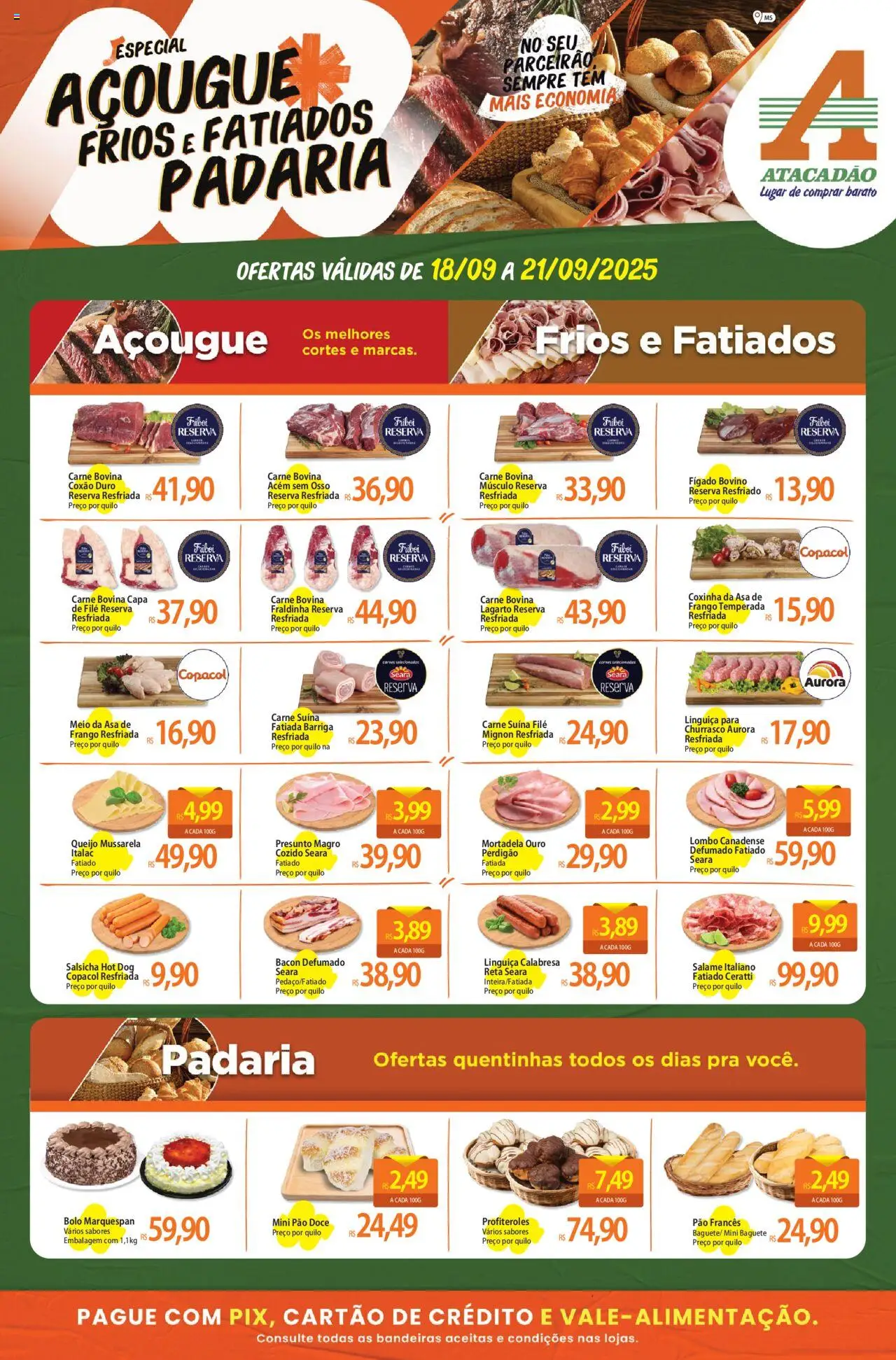 Atacadão folheto "Ofertas - MS" válido a partir de 18/09/2025 - número de página 1