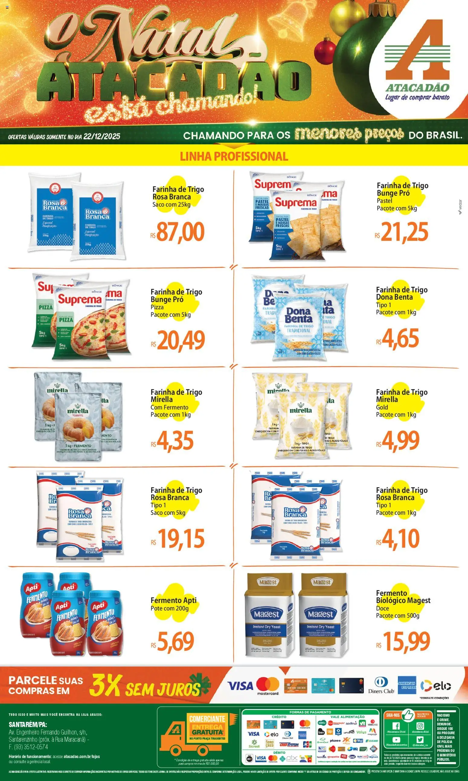 Pré-Visualização do folheto "Ofertas - PA" da loja Atacadão válido a partir de 22/12/2025