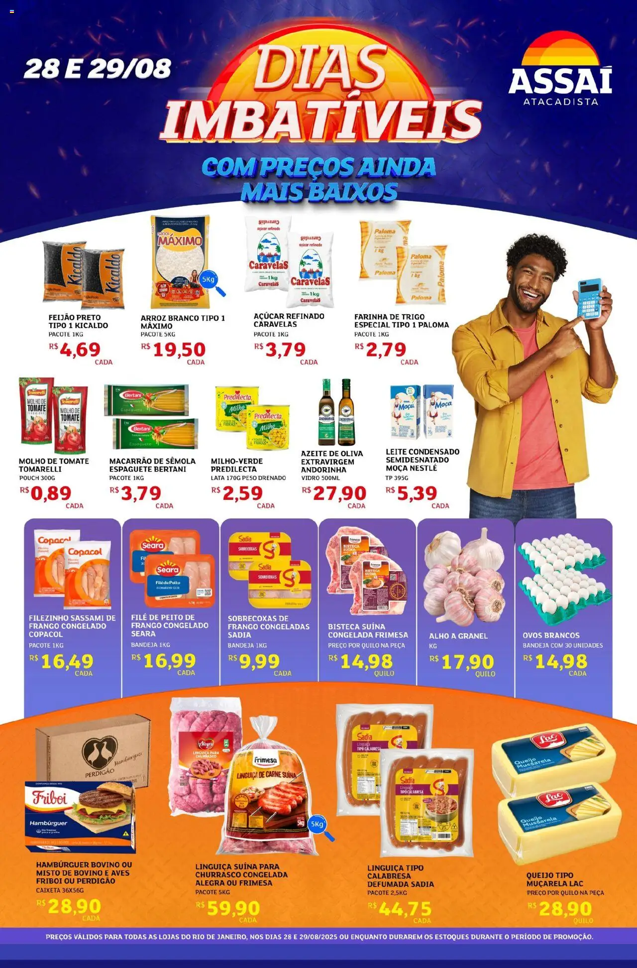 Assaí Atacadista folheto "Encarte - RJ" válido a partir de 28/08/2025 - número de página 1