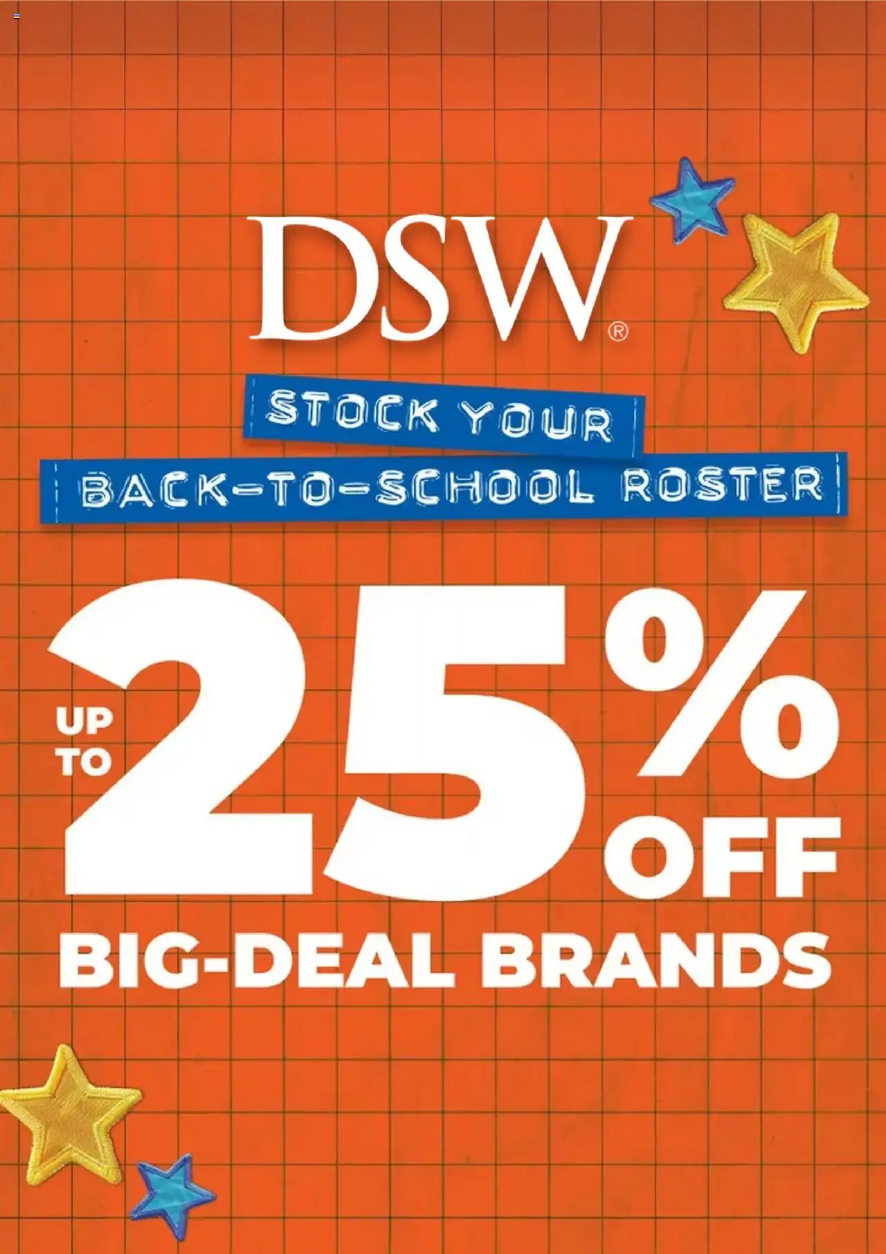 DSW Weekly Ad from 08/04/2025 - Flyer - Page number 1