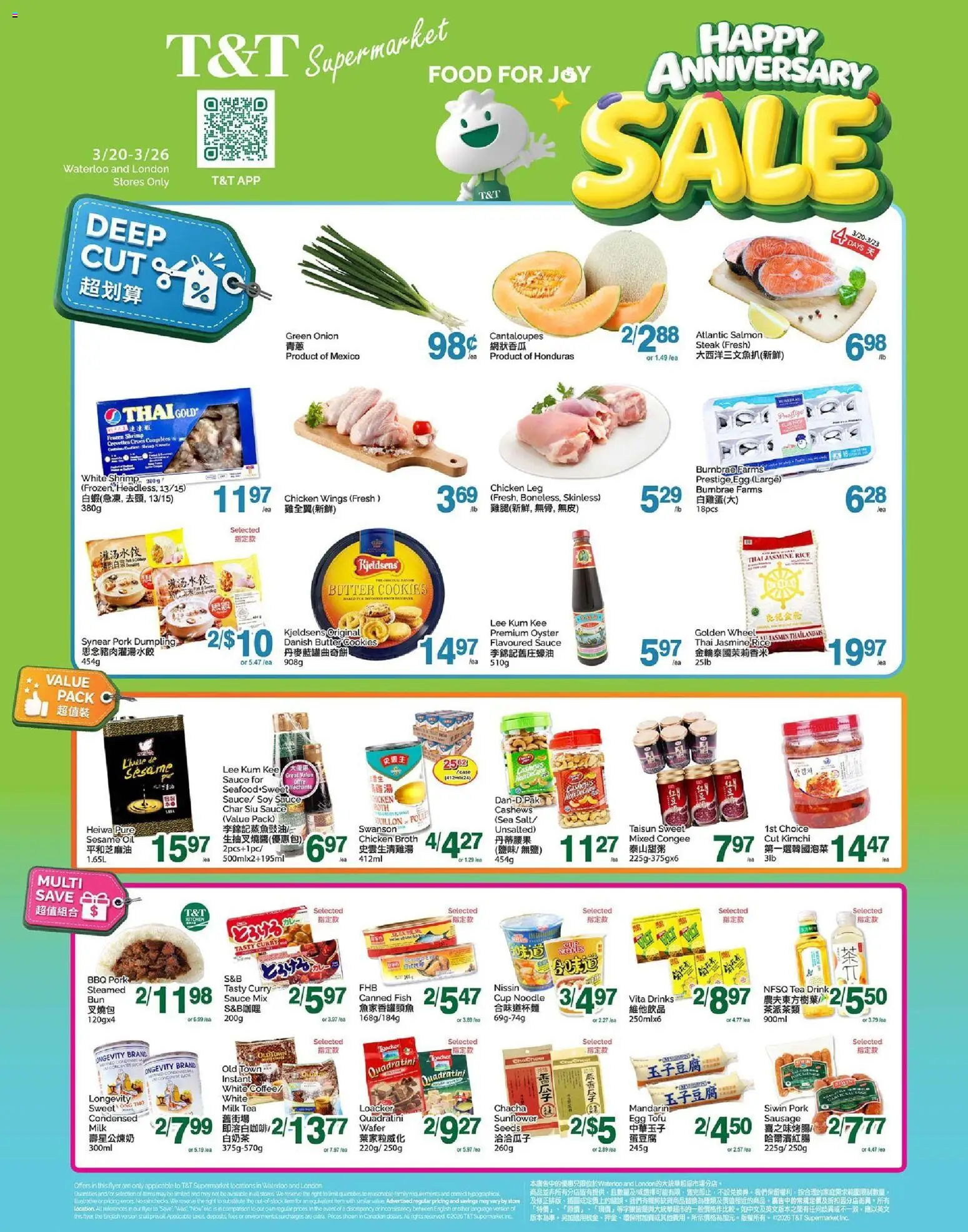 Preview of leaflet T&T Supermarket weekly flyer / circulaire from shop T&T Supermarket is valid from Mar 20, 2026