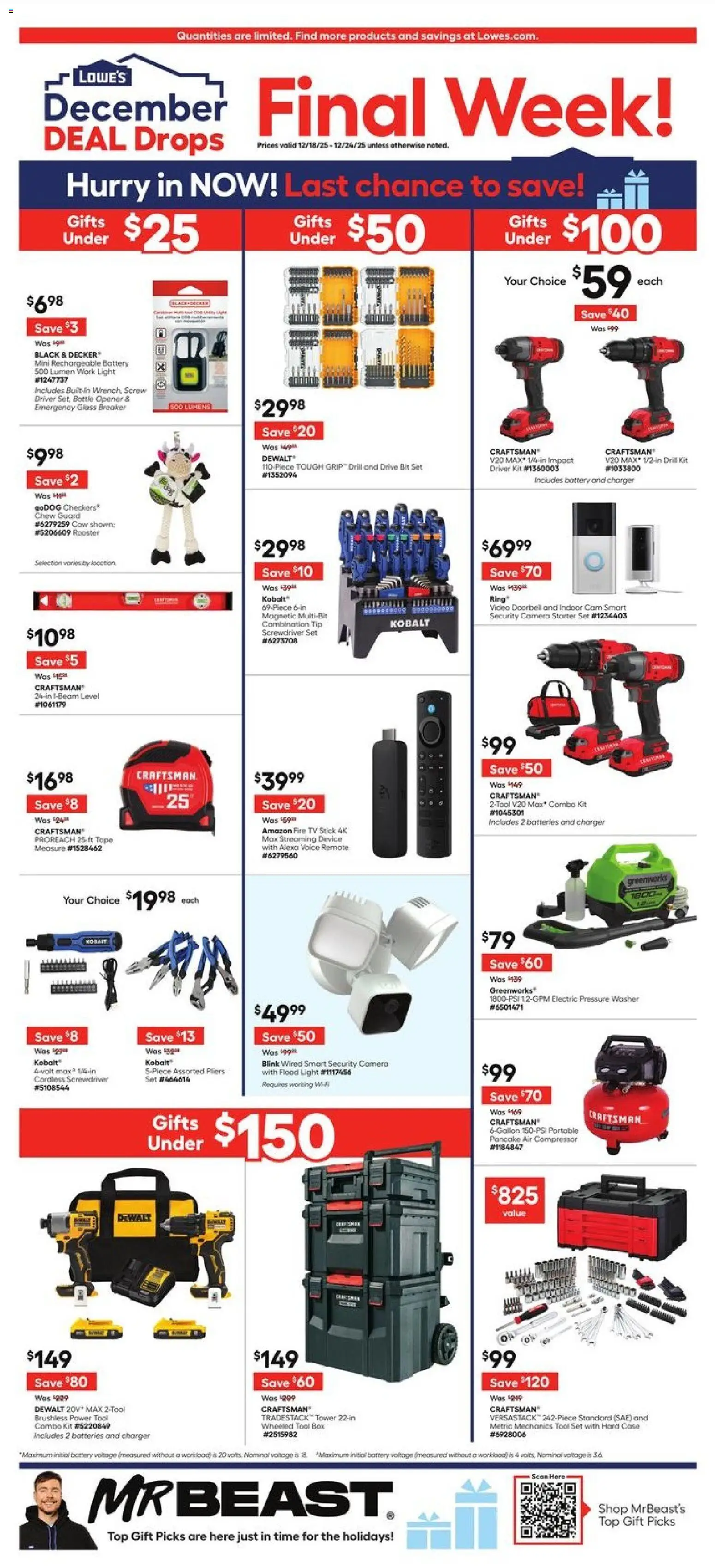 Ad Preview of Lowe's Weekly Ad from 12/18/2025