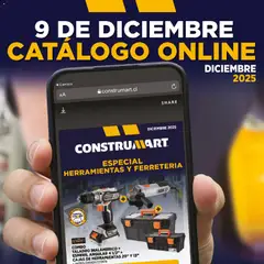 Folleto de la tienda Construmart válido desde el 09.12.2025 