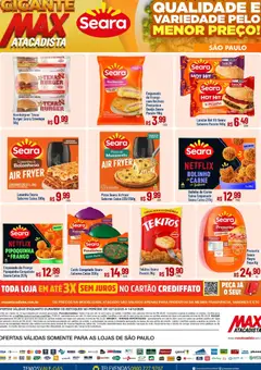 Pré-Visualização do folheto "Ofertas Seara" da loja Max Atacadista válido a partir de 02/12/2025