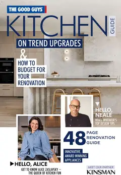 Preview of catalogue The Good Guys Kitchen Guide from shop The Good Guys valid 25/03/2026