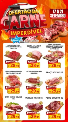 Pré-Visualização do folheto "Ofertas Carne" da loja Estrela Azul válido a partir de 17/09/2025