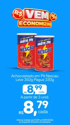 Pré-Visualização do folheto "Ofertas Vem Economizar" da loja Vencedor Atacadista válido a partir de 03/09/2025