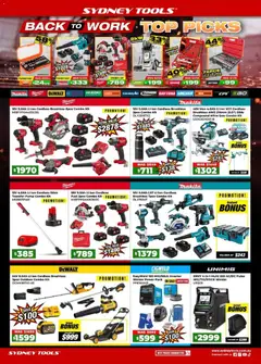 Preview of catalogue Catalogue from shop Sydney Tools valid 02/02/2026