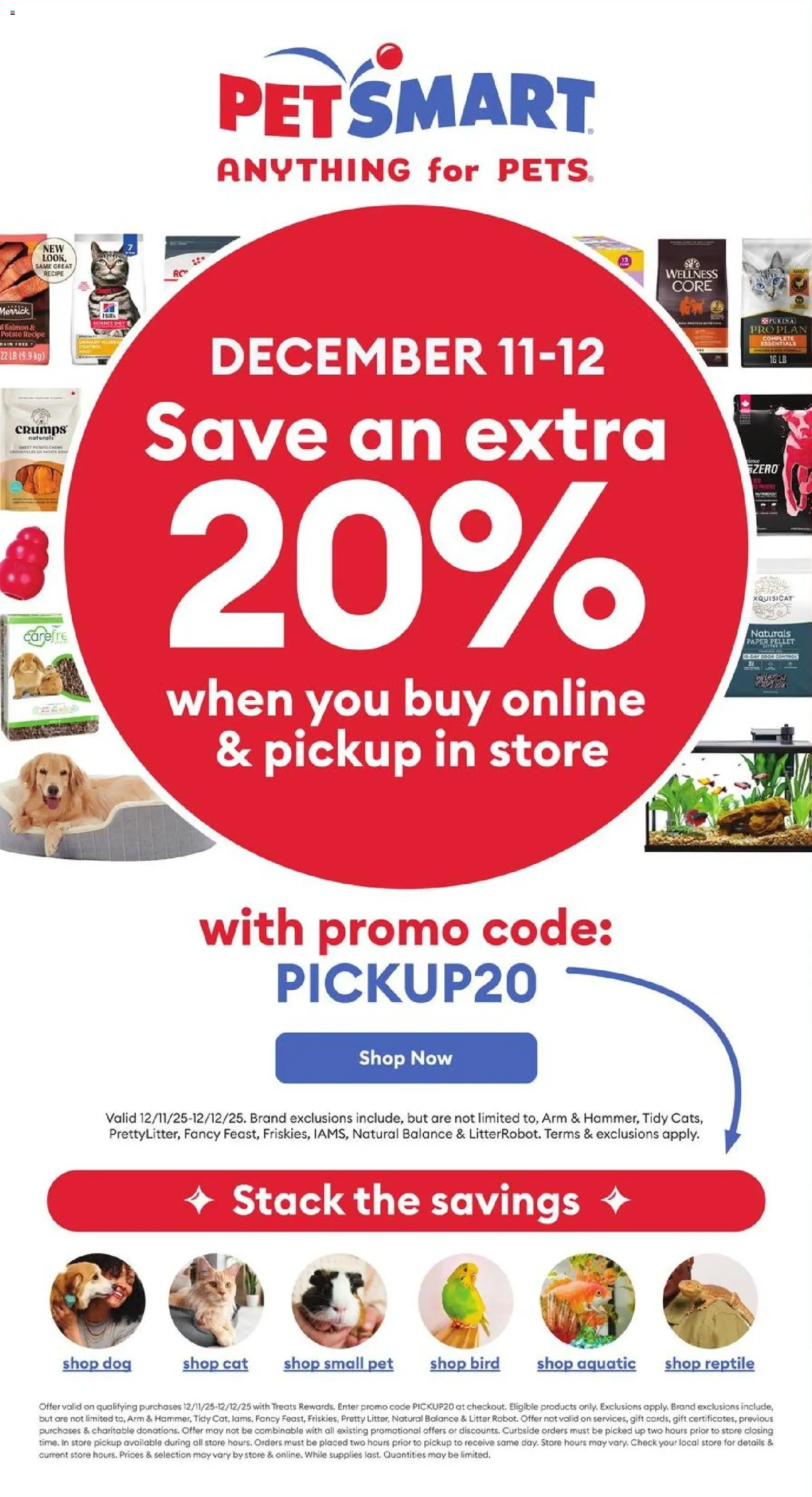 Preview of leaflet Flyer / circulaire from shop Petsmart is valid from Dec 11, 2025