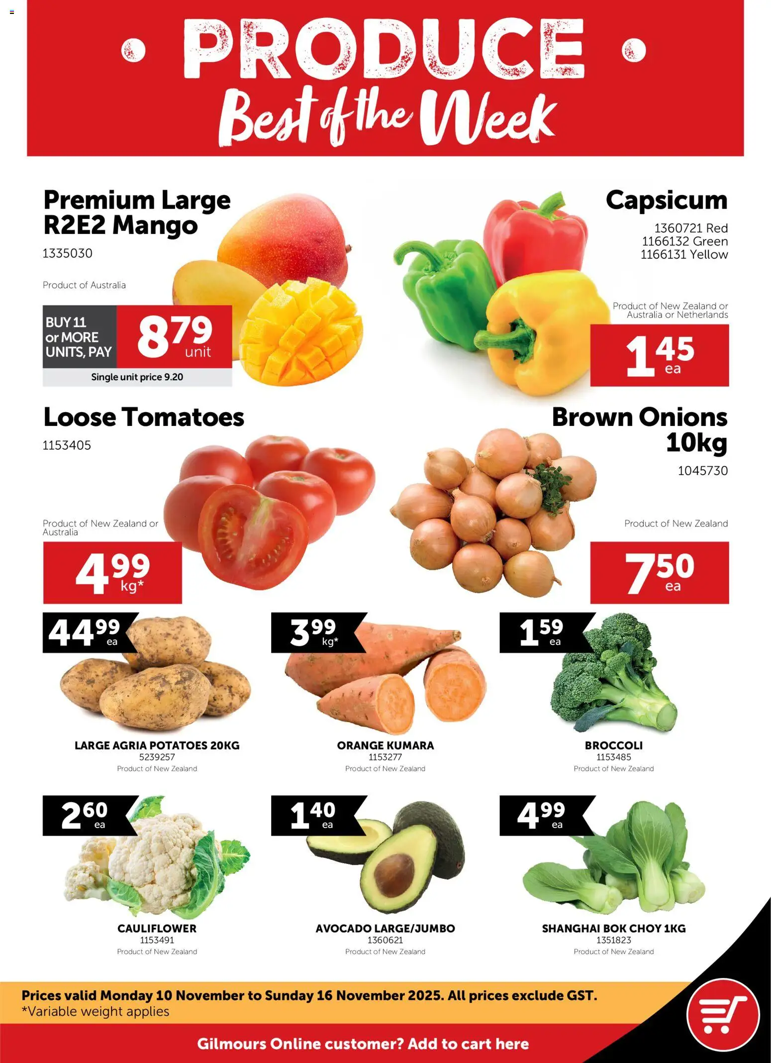 Preview of catalogue Catalogue from shop Gilmours valid 20 Oct 2025