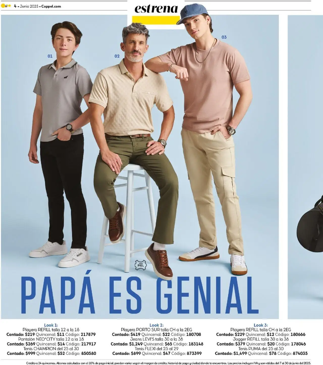 Catálogo Día del Padre Coppel y sus promociones válidas desde el 09/06/2025 - Número de página 4