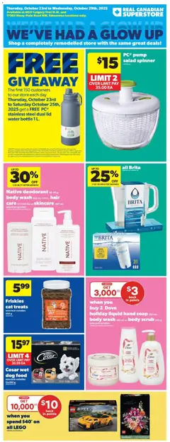 Preview of leaflet Weekly Flyer - AB from shop Real Canadian Superstore is valid from Oct 23, 2025