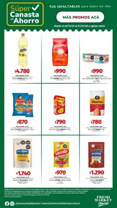 Vista previa del folleto de la tienda Hipermercado Libertad válido desde el 26/12/2025 