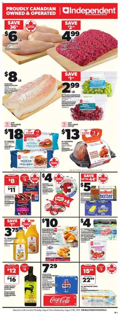 Preview of leaflet Weekly Flyer - NS from shop Independent Grocer is valid from Aug 21, 2025