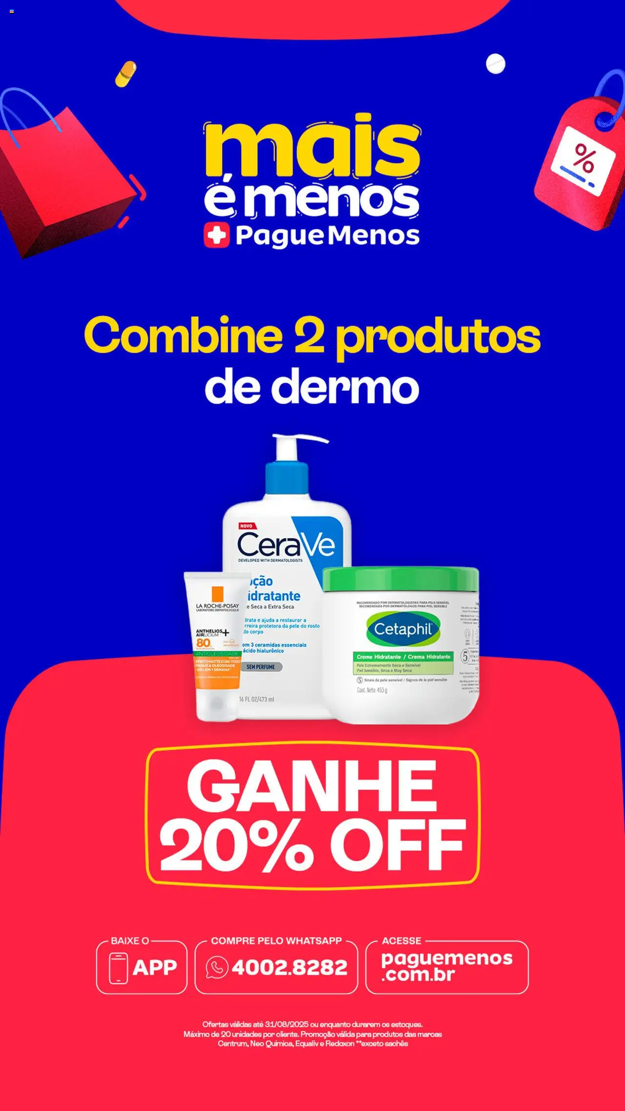 Pague Menos folheto "Catálogo atual" válido a partir de 25/08/2025 - número de página 1