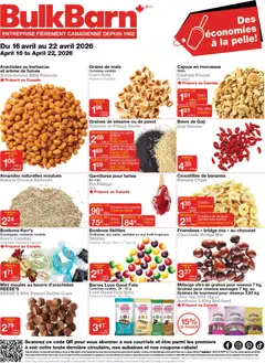 Preview of leaflet Bulk Barn weekly flyer / circulaire from shop Bulk Barn is valid from Apr 16, 2026