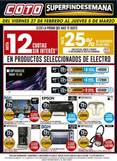 Vista previa del folleto de la tienda Coto válido desde el 27/02/2026 