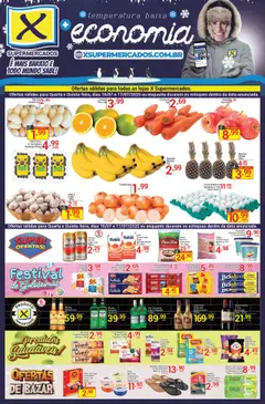 Pré-Visualização do folheto "Ofertas da semana" da loja X Supermercados válido a partir de 16/07/2025