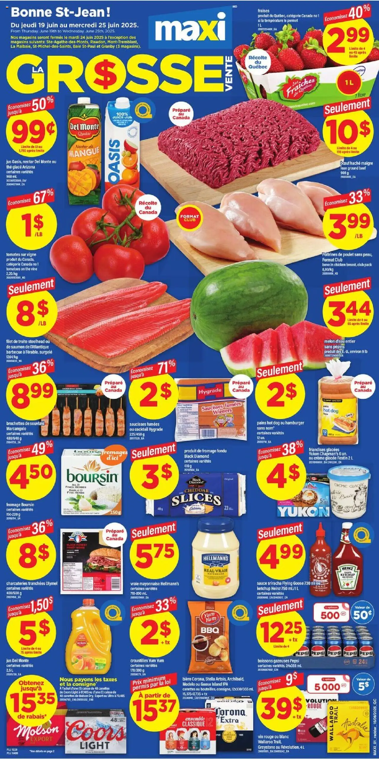 Maxi flyer valid from Jun 19, 2025 - page number 1