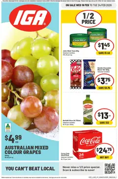 Preview of catalogue Catalogue from shop IGA valid 18/02/2026