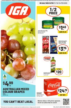 Preview of catalogue Catalogue from shop IGA valid 18/02/2026