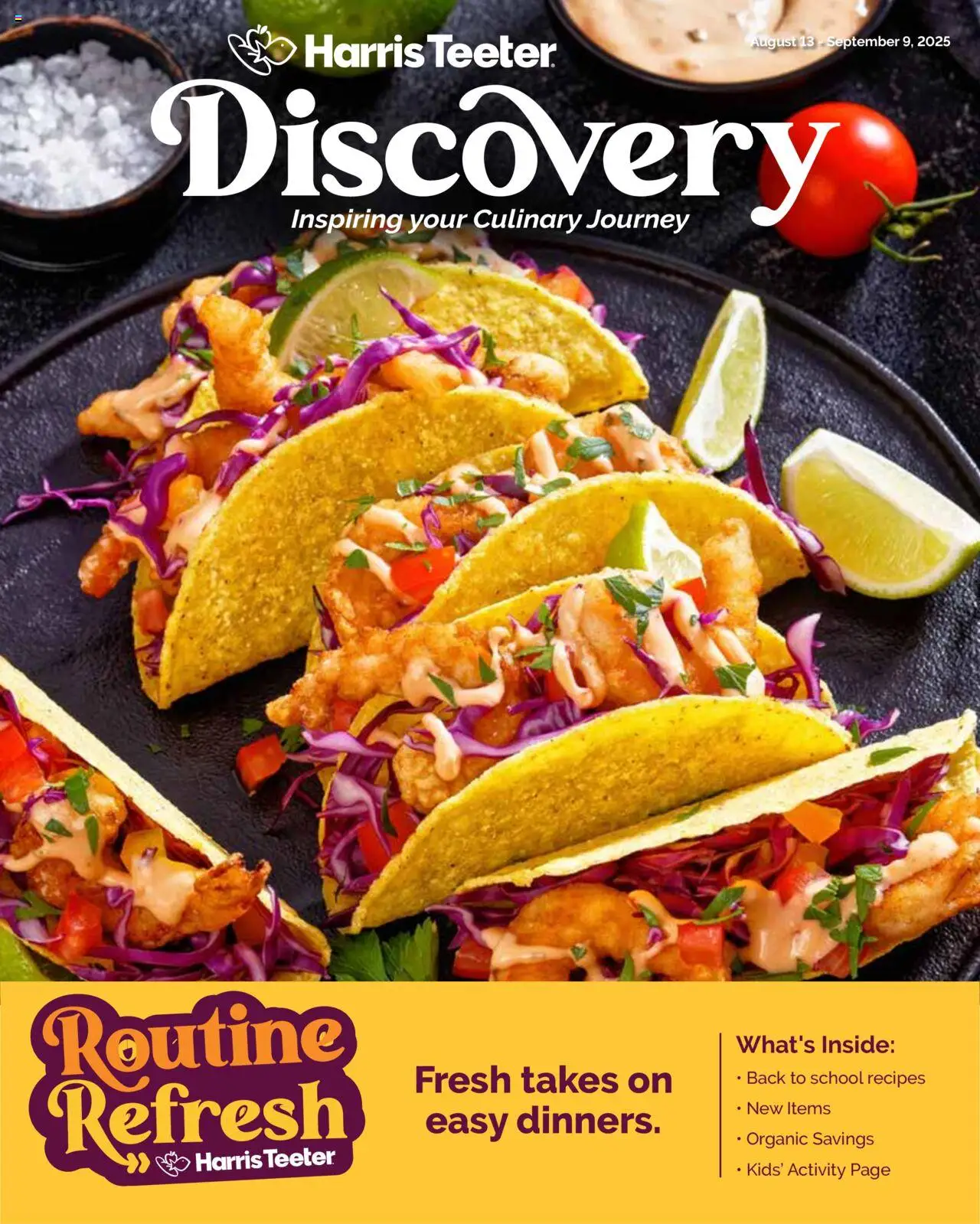 Harris Teeter Monthly Ad from 08/13/2025 - Flyer - Page number 1