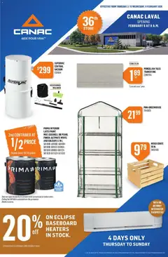 Un aperçu du dépliant Weekly Flyer du magasin Canac est valide à partir 5 févr. 2026