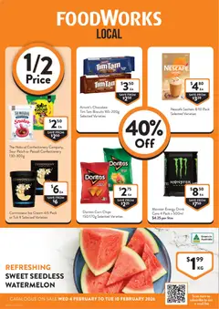 Preview of catalogue Catalogue SA from shop Foodworks valid 04/02/2026