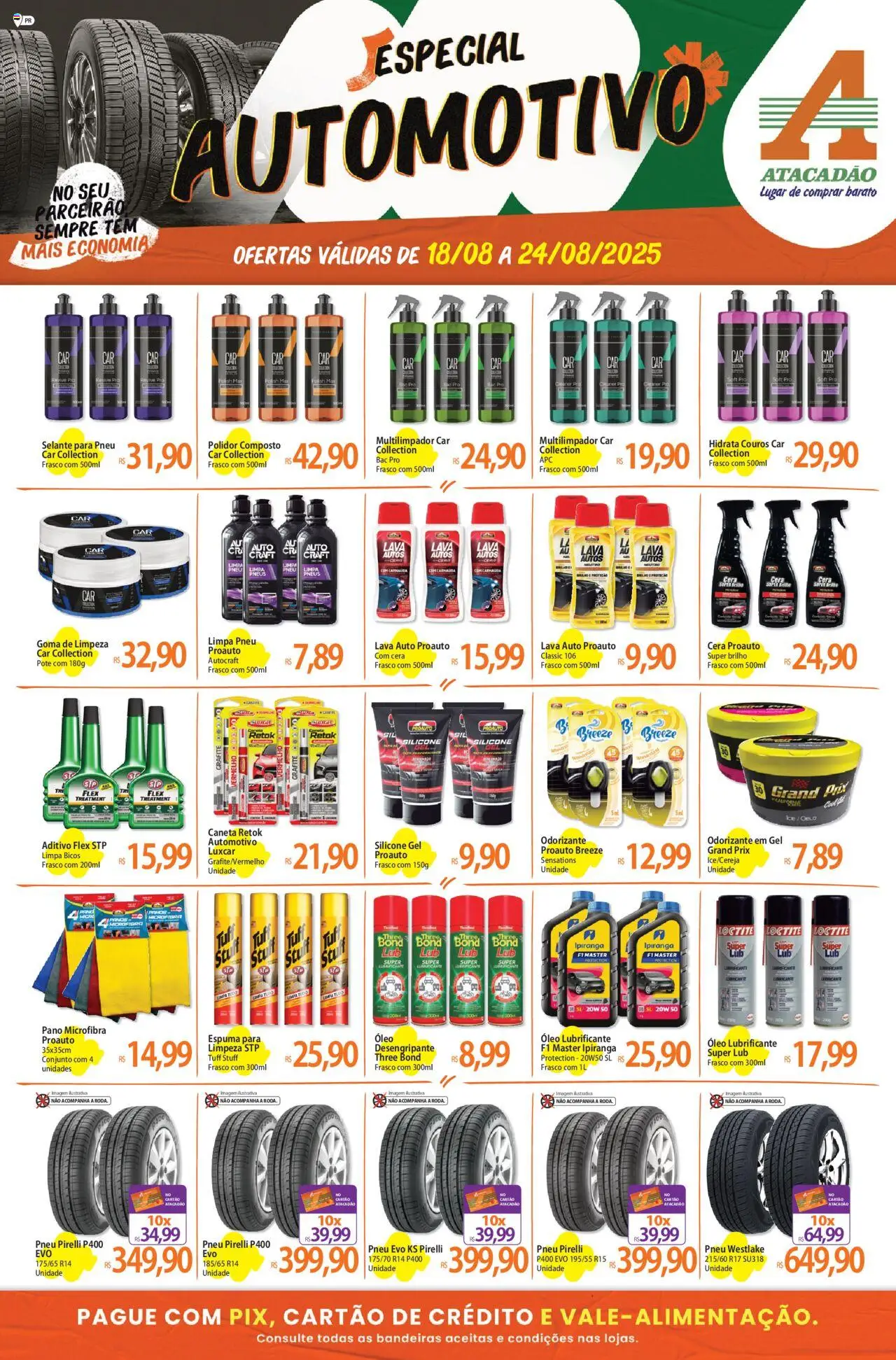 Atacadão folheto "Ofertas - PR" válido a partir de 18/08/2025 - número de página 1